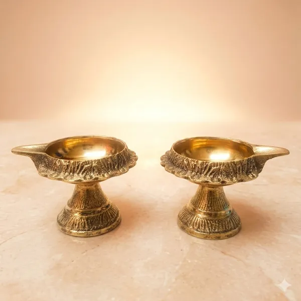 Gold_Brass_Pooja_Decorative_Oil_Lamp_Diya_Set_Of_2
