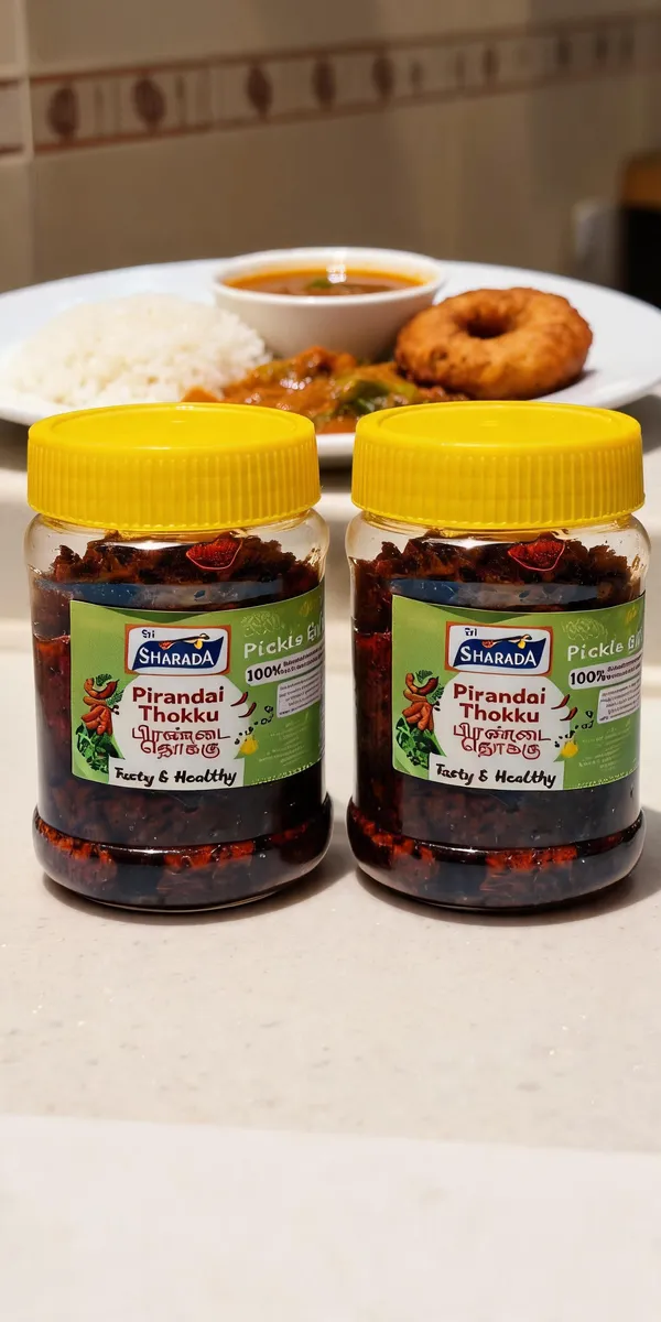 Sri_Sharada_Pirandai_Thokku_Traditional_Herbal_Pickle_-_Pack_of_2