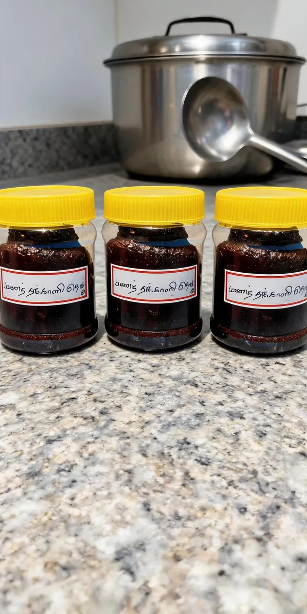 Sri_Sharada_(Black_Nightshade_Berry/Manathakkali)_Vathakkuzhambu_Paste_-_Tasty_Traditional_Indian_Rice_Mix_Paste_-_Pack_of_3