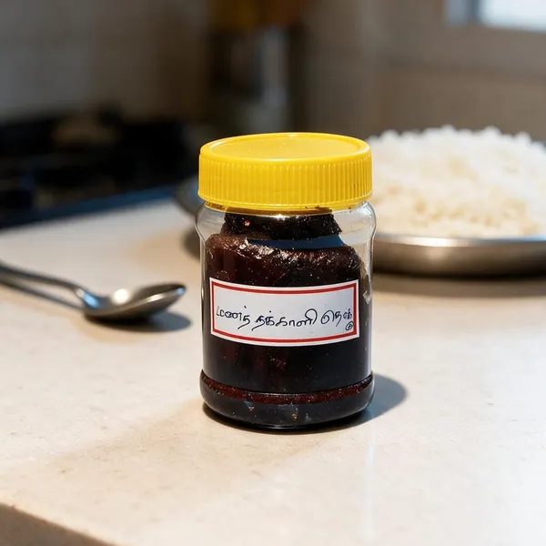 Sri_Sharada_(Black_Nightshade_Berry/Manathakkali)_Vathakkuzhambu_Paste_-_Tasty_Traditional_Indian_Rice_Mix_Paste_-_Pack_of_3
