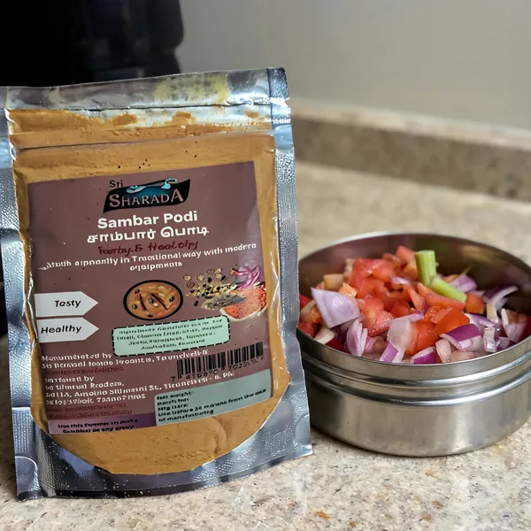 Sri_Shrada_Sambar_Podi_Traditional_South_Indian_Spice_Powder_-_Pack_of_4