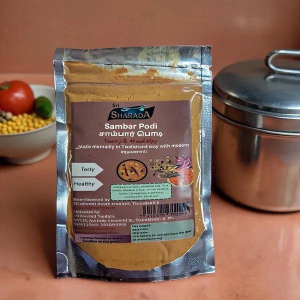 Sri_Shrada_Sambar_Podi_Traditional_South_Indian_Spice_Powder_-_Pack_of_4