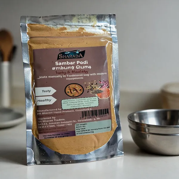 Sri_Shrada_Sambar_Podi_Traditional_South_Indian_Spice_Powder_-_Pack_of_4