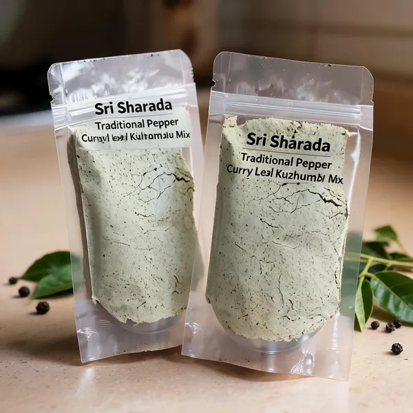 Sri_Sharada_Traditional_Pepper_Curry_Leaf_Kuzhambu_Mix_-_Pack_of_2