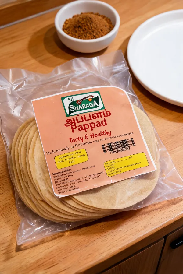 Sri_Sharada_Appalam_(3.5")_Pappad_Traditional_Urad_Dhal_-_Pack_of_8