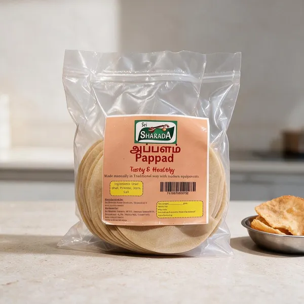 Sri_Sharada_Appalam_(3.5")_Pappad_Traditional_Urad_Dhal_-_Pack_of_8