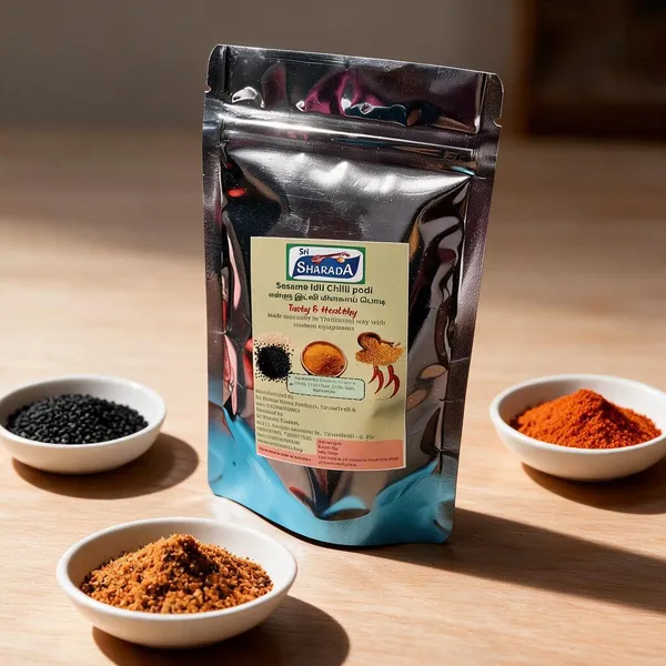 Sri_Sharada_Sesame_Idli_Chilli_Podi_Traditional_Spice_Mix_-_100_gms_-_Pack_of_4