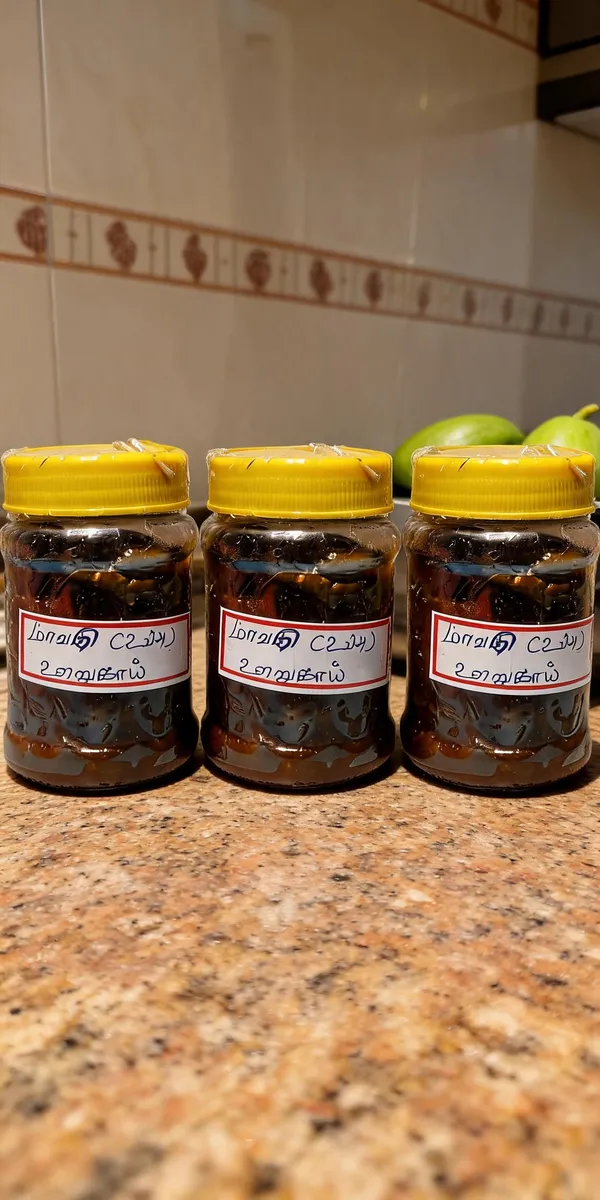 Sri_Sharada_Tender_Mango_Pickle_(Non-Spicy)_-_Pack_of_3