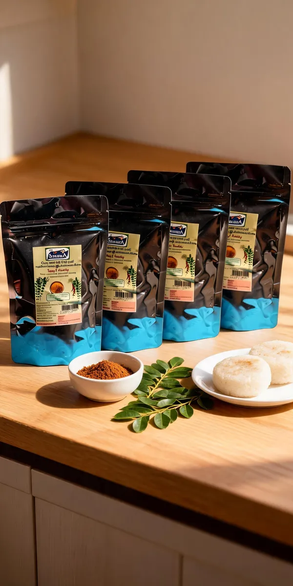 Sri_Sharada_Curry_Leaf_Idli_Chilli_Podi_Healthy_Spice_Mix_100_gms_-_Pack_of_4