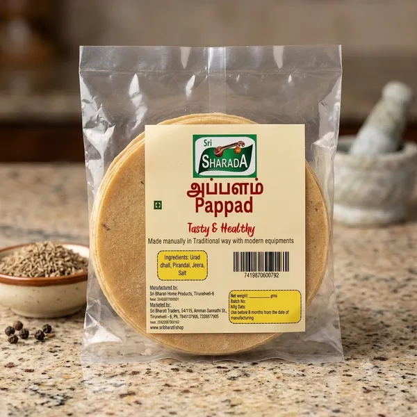 Sri_Sharada_Appalam_(3")Pappad_Traditional_Urad_Dal_Pappad_-_Pack_of_8