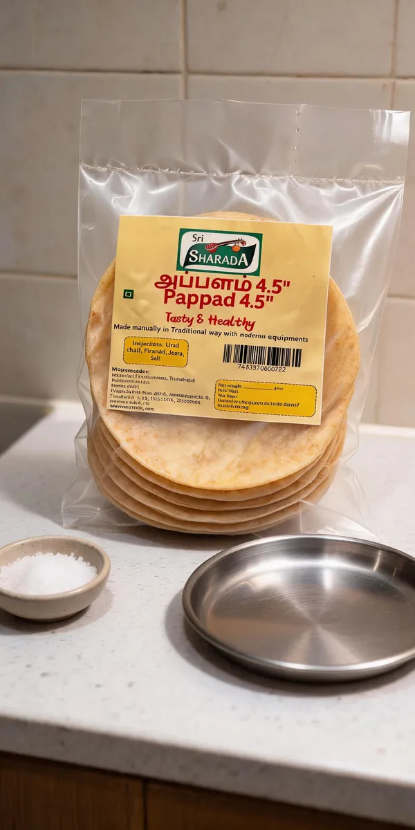 Sri_Sharada_Appalam_(4.5")Pappad_Traditional_Urad_Dal_Pappad_-_Pack_of_7