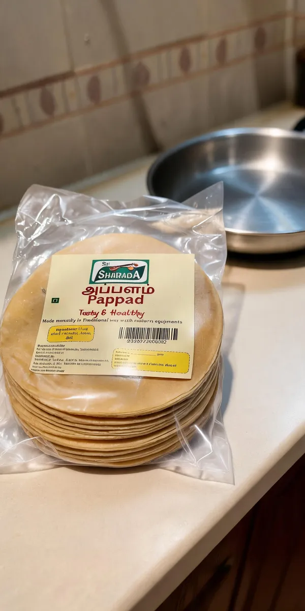 Sri_Sharada_Appalam_(5")Pappad_Traditional_Urad_Dal_Pappad_-_Pack_of_7