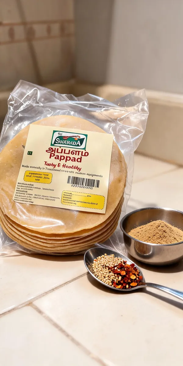 Sri_Sharada_Appalam_(5")Pappad_Traditional_Urad_Dal_Pappad_-_Pack_of_7