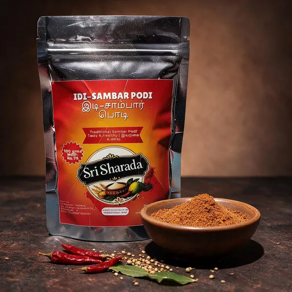 Sri_Sharada_Idi_Sambar_Podi_Traditional_Spice_Mix_100gms_-_Pack_of_4