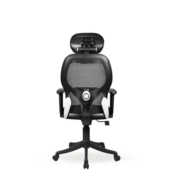 Black_Nylon_Frame_Mesh_Back_Fabric_Seat_Chrome_Base_Ergonomic_Office_Chair
