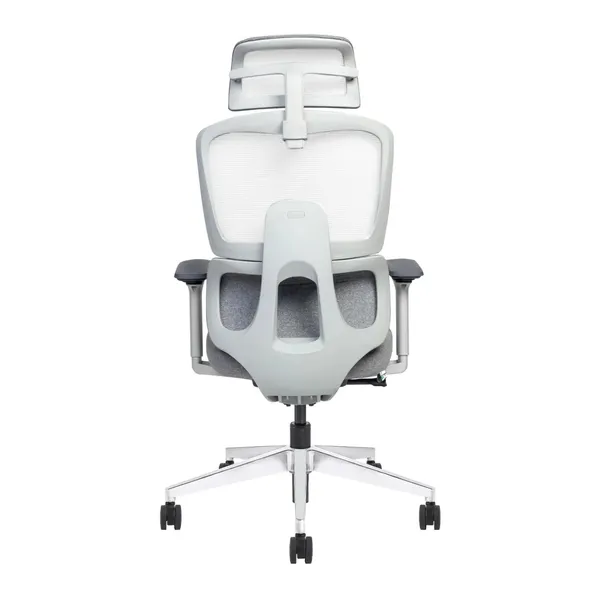 Grey_Nylon_Frame_Mesh_Back_Fabric_Seat_Chrome_Base_High-Back_Chair_With_Headrest