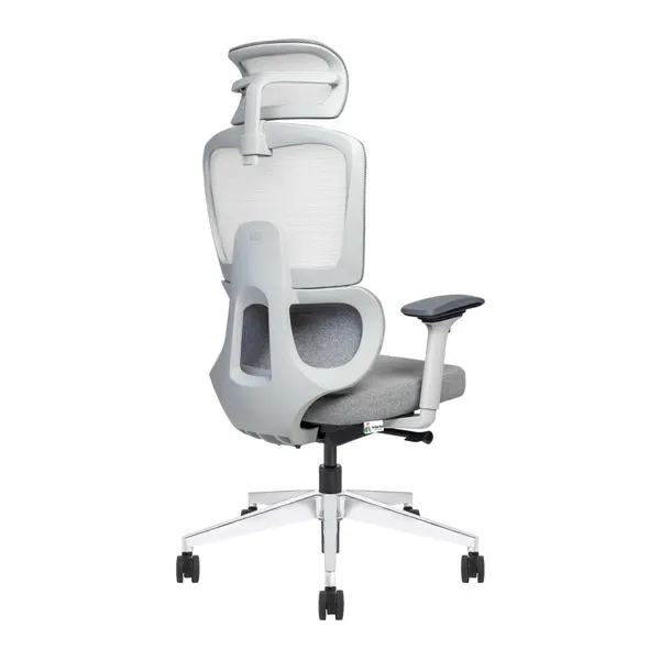 Grey_Nylon_Frame_Mesh_Back_Fabric_Seat_Chrome_Base_High-Back_Chair_With_Headrest