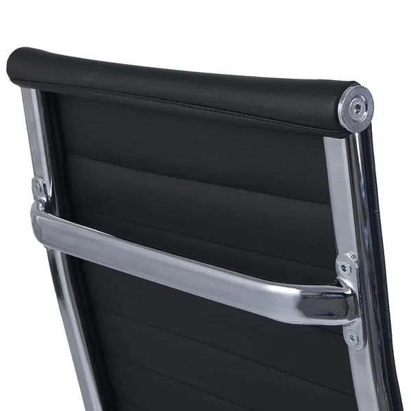 Black_Pu_Leather_Metal_Frame_High_Density_Foam_High-Back_Leatherette_Chair