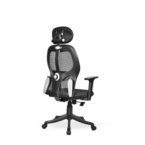 Black_Nylon_Frame_Mesh_Back_Fabric_Seat_Chrome_Base_Ergonomic_Office_Chair