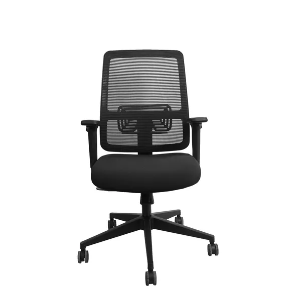 Black_Nylon_Frame_Mesh_Back_Fabric_Seat_Chrome_Base_Adjustable_Office_Chair