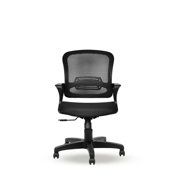 Black_Nylon_Frame_Mesh_Back_Fabric_Seat_Chrome_Base_Ergonomic_Office_Chair