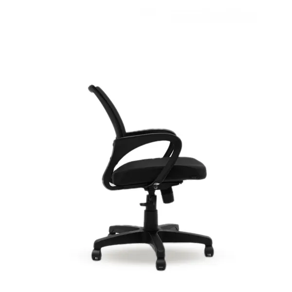 Black_Nylon_Frame_Mesh_Back_Fabric_Seat_Chrome_Base_Ergonomic_Office_Chair
