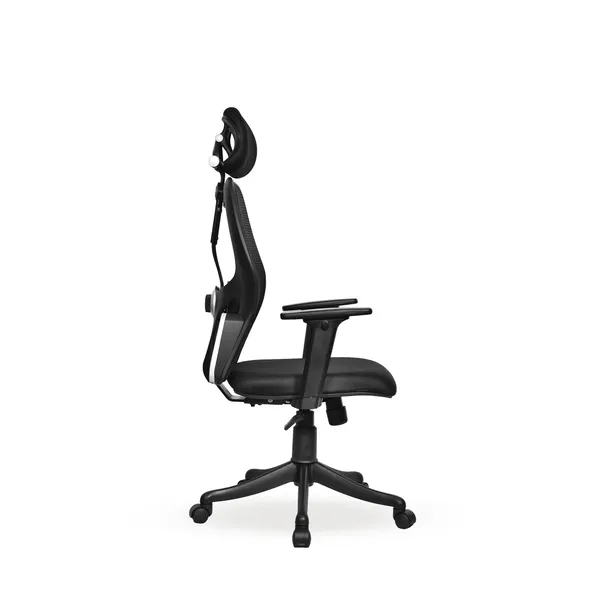 Black_Nylon_Frame_Mesh_Back_Fabric_Seat_Chrome_Base_Ergonomic_Office_Chair