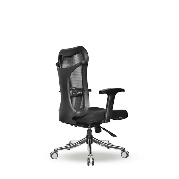 Black_Nylon_Frame_Mesh_Back_Fabric_Seat_Chrome_Base_High-Back_Ergonomic_Chair