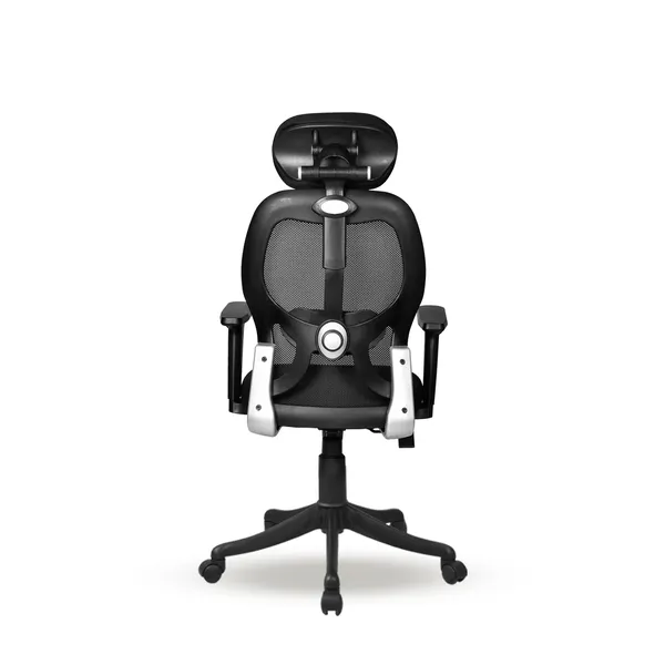 Black_Nylon_Frame_Mesh_Back_Fabric_Seat_Chrome_Base_Ergonomic_Office_Chair