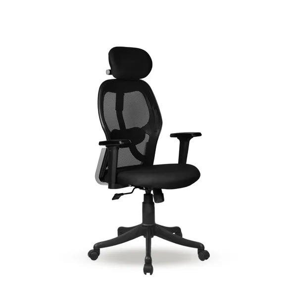Black_Nylon_Frame_Mesh_Back_Fabric_Seat_Chrome_Base_Ergonomic_Office_Chair