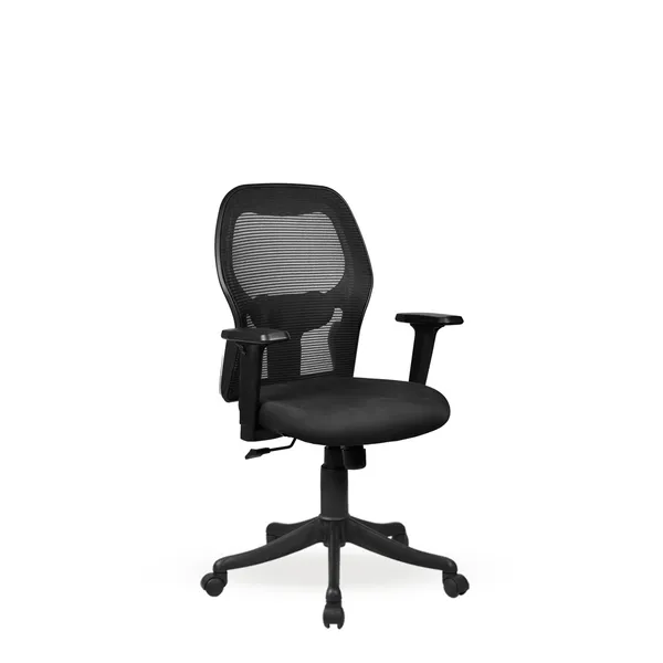 Black_Nylon_Frame_Mesh_Back_Fabric_Seat_Chrome_Base_Ergonomic_Office_Chair