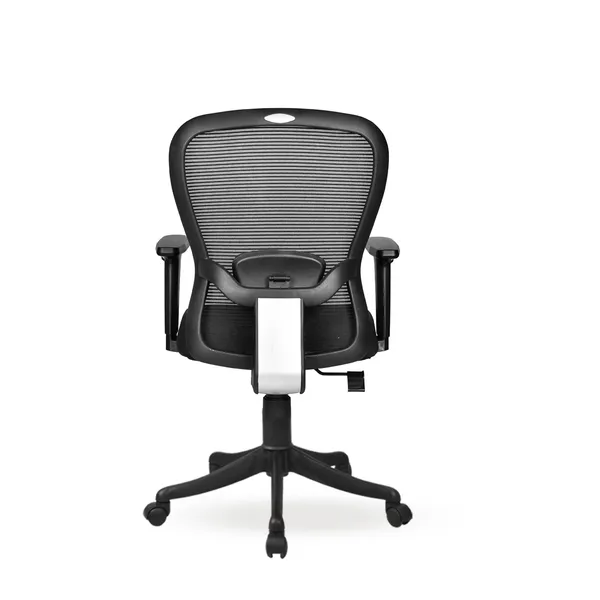 Black_Nylon_Frame_Mesh_Back_Fabric_Seat_Chrome_Base_High-Back_Chair_With_Headrest