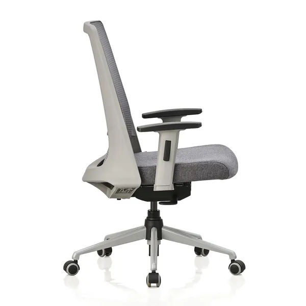 Grey_Nylon_Frame_Mesh_Back_Fabric_Seat_Chrome_Base_High-Back_Ergonomic_Chair