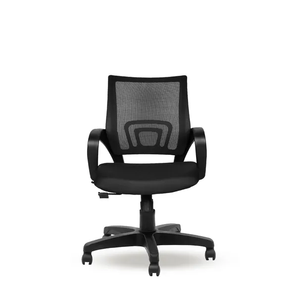 Black_Nylon_Frame_Mesh_Back_Fabric_Seat_Chrome_Base_Ergonomic_Office_Chair