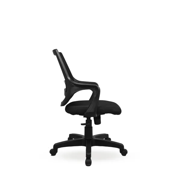 Black_Nylon_Frame_Mesh_Back_Fabric_Seat_Chrome_Base_Ergonomic_Office_Chair