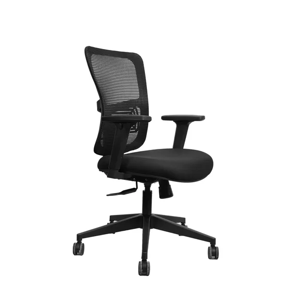 Black_Nylon_Frame_Mesh_Back_Fabric_Seat_Chrome_Base_High-Back_Ergonomic_Chair