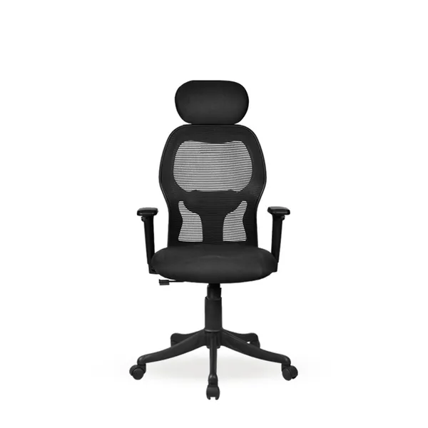 Black_Nylon_Frame_Mesh_Back_Fabric_Seat_Chrome_Base_Ergonomic_Office_Chair