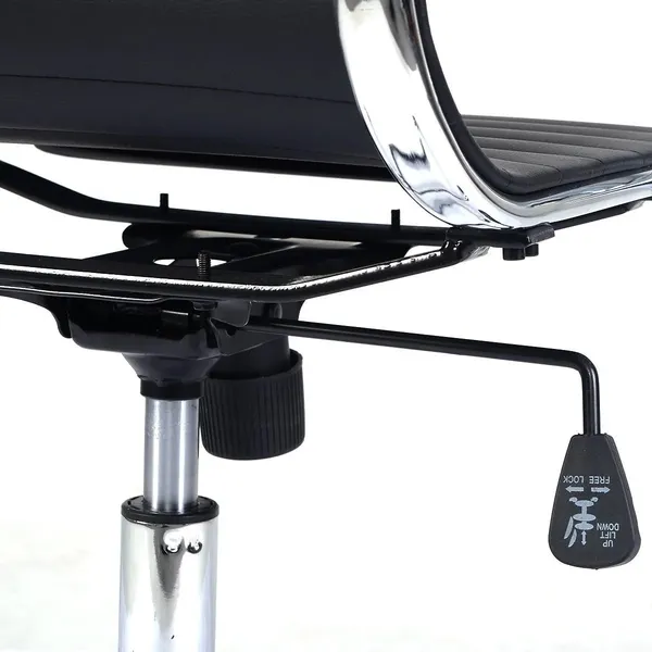Black_Pu_Leather_Metal_Frame_High_Density_Foam_High-Back_Leatherette_Chair