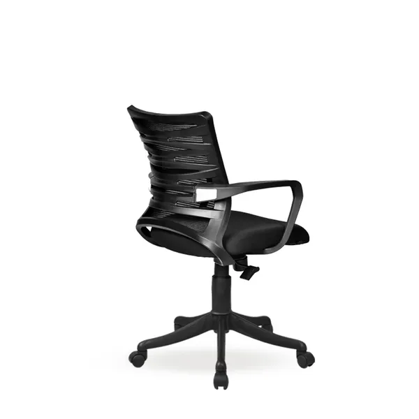 Black_Nylon_Frame_Mesh_Back_Fabric_Seat_Chrome_Base_Ergonomic_Office_Chair