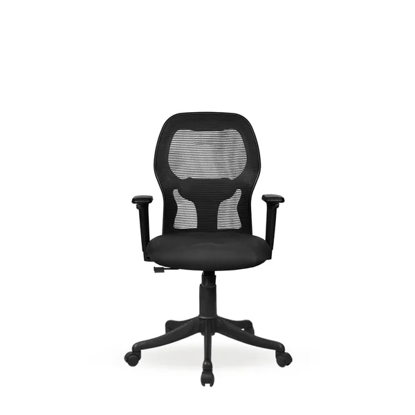 Black_Nylon_Frame_Mesh_Back_Fabric_Seat_Chrome_Base_Ergonomic_Office_Chair