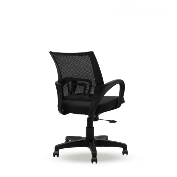 Black_Nylon_Frame_Mesh_Back_Fabric_Seat_Chrome_Base_Ergonomic_Office_Chair