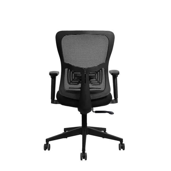 Black_Nylon_Frame_Mesh_Back_Fabric_Seat_Chrome_Base_High-Back_Ergonomic_Chair