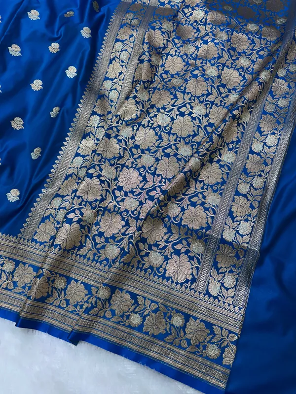 Premium_Royal_Blue_Banarasi_Silk_Saree_With_Rich_Gold_Silver_Double_Zari_Weaving
