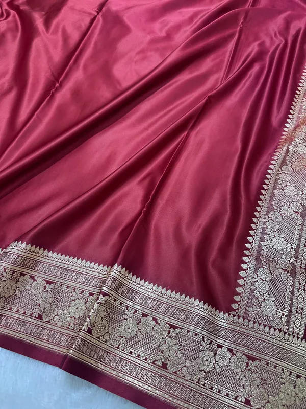 Luxury_Burgundy_Plain_Silk_Saree_With_Rich_Banarasi_Border