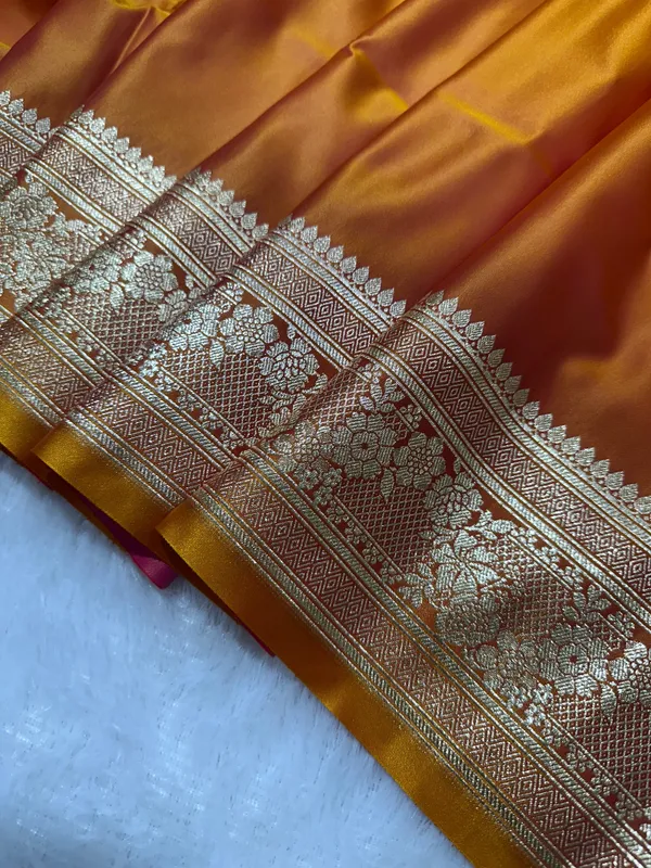 Luxury_Rust_Orange_Plain_Silk_Saree_With_Rich_Banarasi_Border