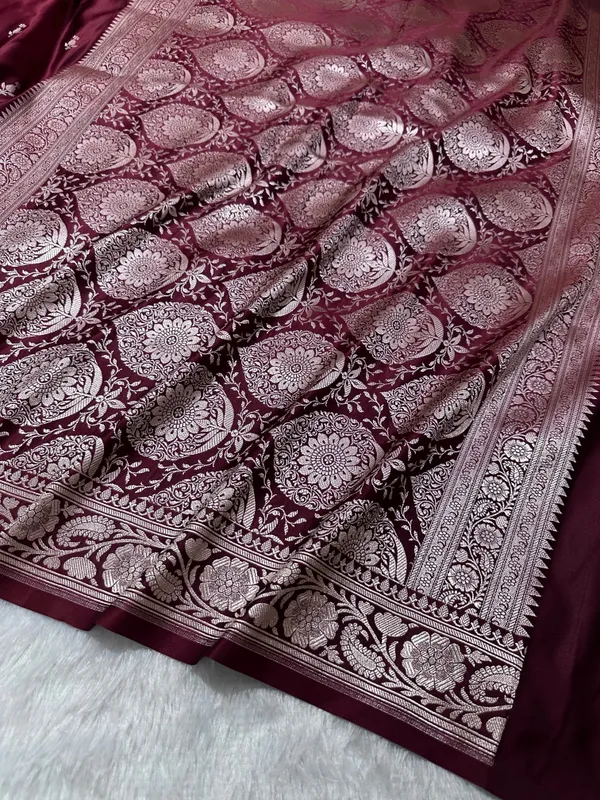 Royal_Wine_Maroon_Colour_Banarasi_Saree