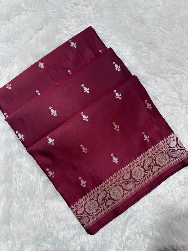 Royal_Wine_Maroon_Colour_Banarasi_Saree