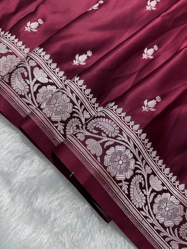 Royal_Wine_Maroon_Colour_Banarasi_Saree