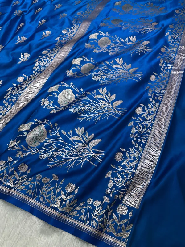 Royal_Sapphire_Blue_Banarasi_Silk_Saree