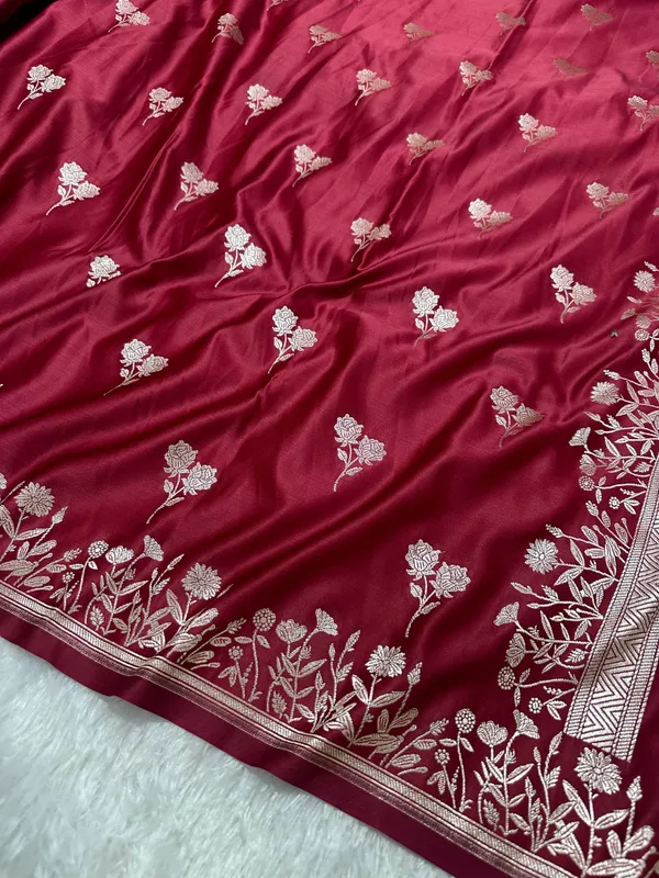 Royal_Berry_Pink_Banarasi_Silk_Saree